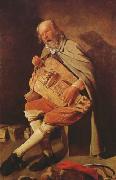 Hurdy-Gurdy Player (mk08) Georges de La Tour